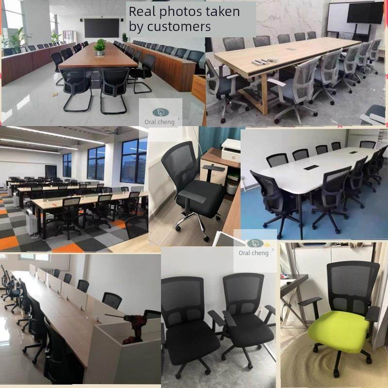 西昊电脑椅家用升降职员办公人体工学转椅久坐网布会议室座椅员工