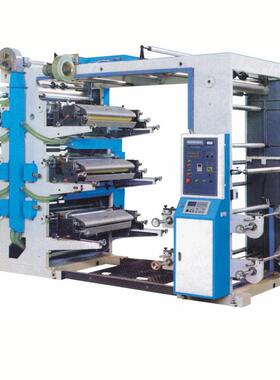 过桥式柔版印刷机 6色1000mm 薄膜凸版印刷机 无纺布印刷机