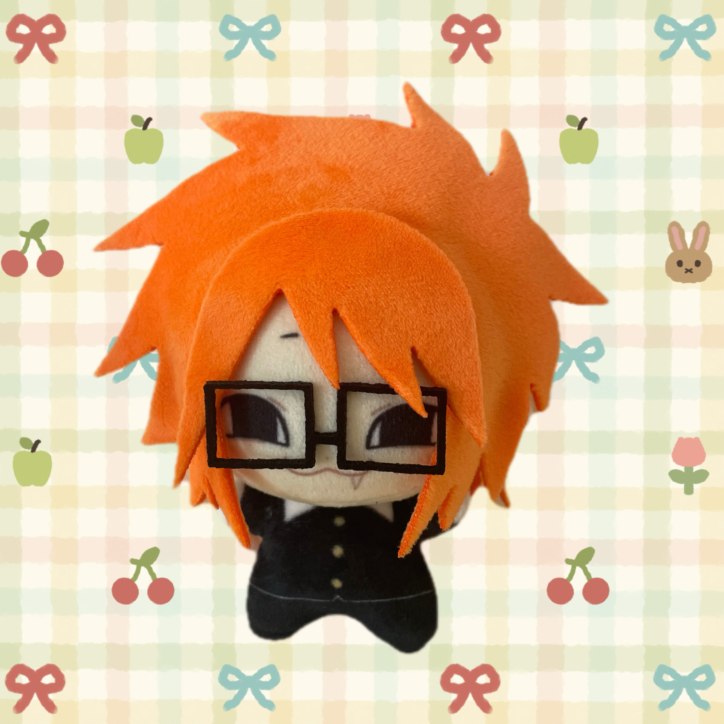 thumbnail for ranfren Randall Doll Soft Bean Randal Satoru Periphery Doll Plush Doll Handmade Nunu