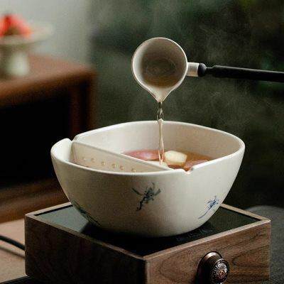 日式古法合璧罐罐茶新款煮茶器围炉煮茶壶电陶炉煮茶碗陶罐砂锅
