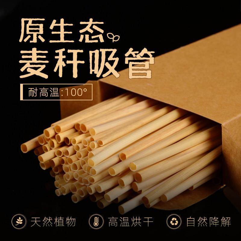天然植物小麦秸秆吸管一次性单独包装散装环保可降解麦杆饮管商用,餐饮具,吸管,淘宝优惠券,粉丝福利购,淘宝优惠卷