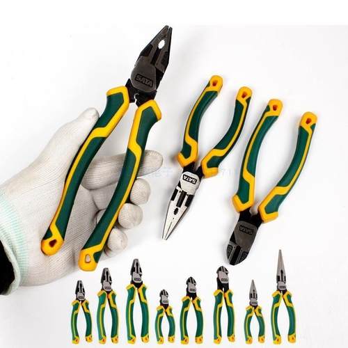 世达70323D工业级省力型钢丝钳70121D电工尖嘴钳70222D斜口钳剪钳