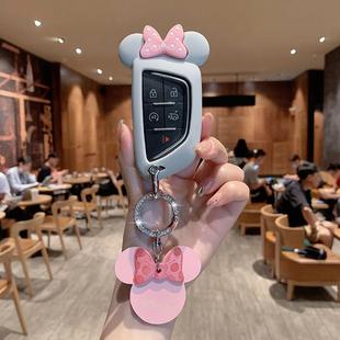 xt5 ct4款 xt6 ct5 xts壳atsl钥匙包女 ct6 适用凯迪拉克钥匙套xt4