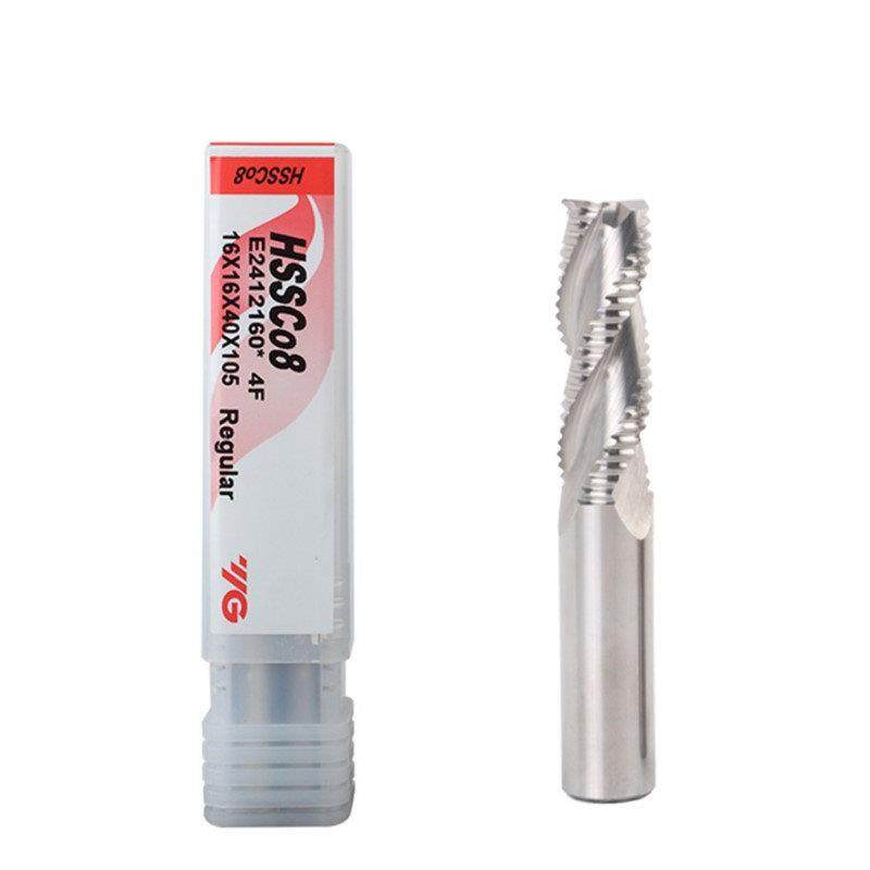 进口韩国YG波刃铣刀含钴高钴不锈钢锣粗皮玉米铣刀E2685镀钛E7685