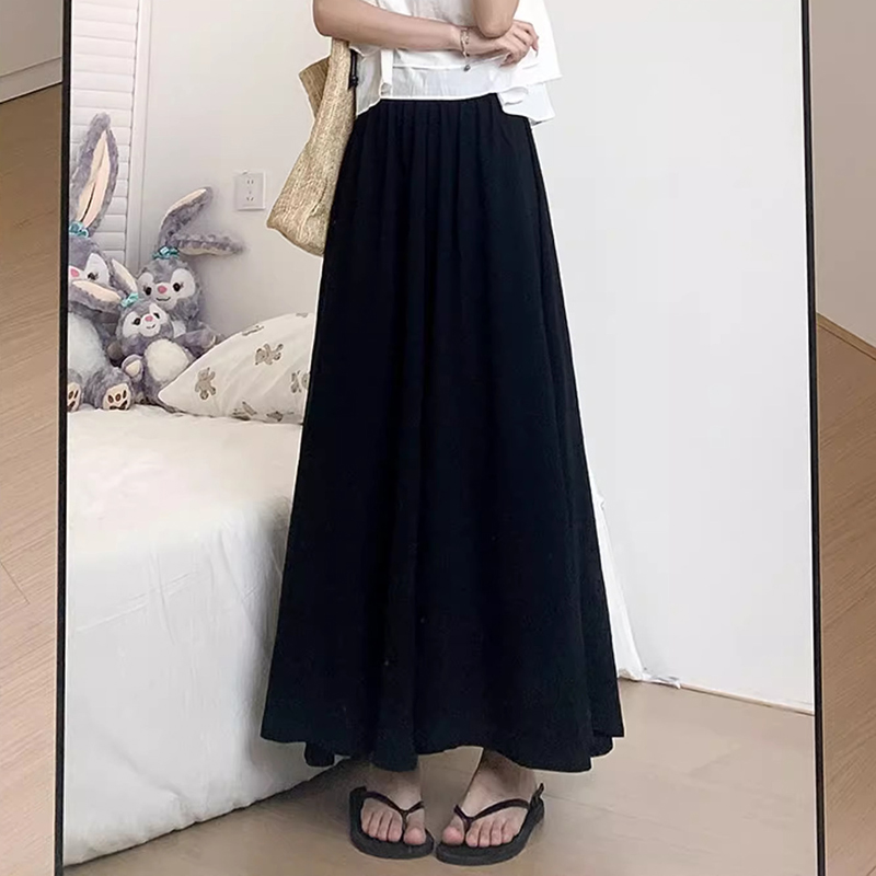 品牌撤柜撤标2025春夏新款女士时尚百搭舒适透气休闲半身裤裙