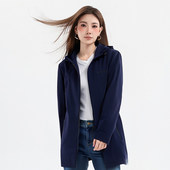 百搭中长款 连帽夹克 2025秋季 女士简约休闲时尚 H家 撤标撤柜