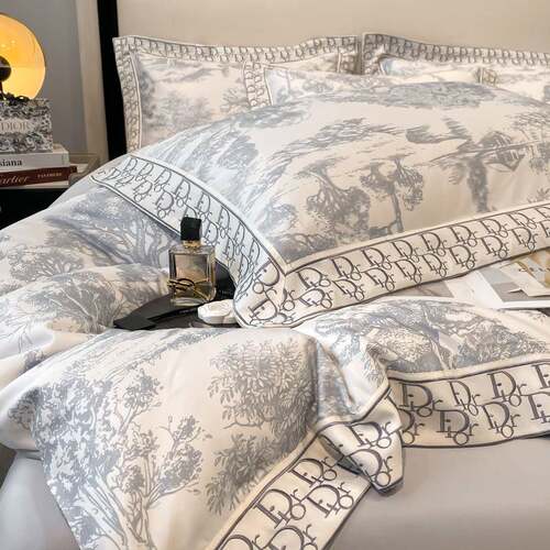 A10L欧式160支被套四件套床单100纯棉床笠轻奢感床上用品