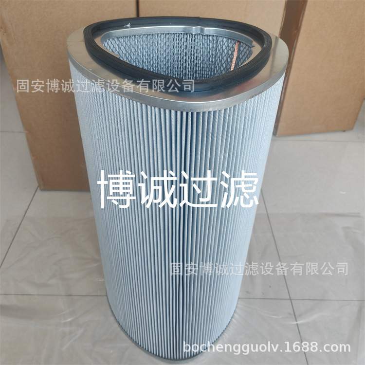 工业除尘器滤筒 防爆防静电粉尘滤芯 280336 三角形空气滤芯