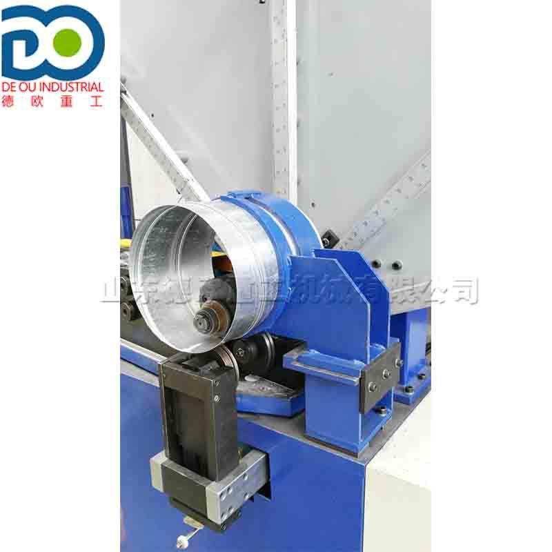 德欧全自动螺旋风管机展翼式螺旋制管机车间通气管道圆管风管设备