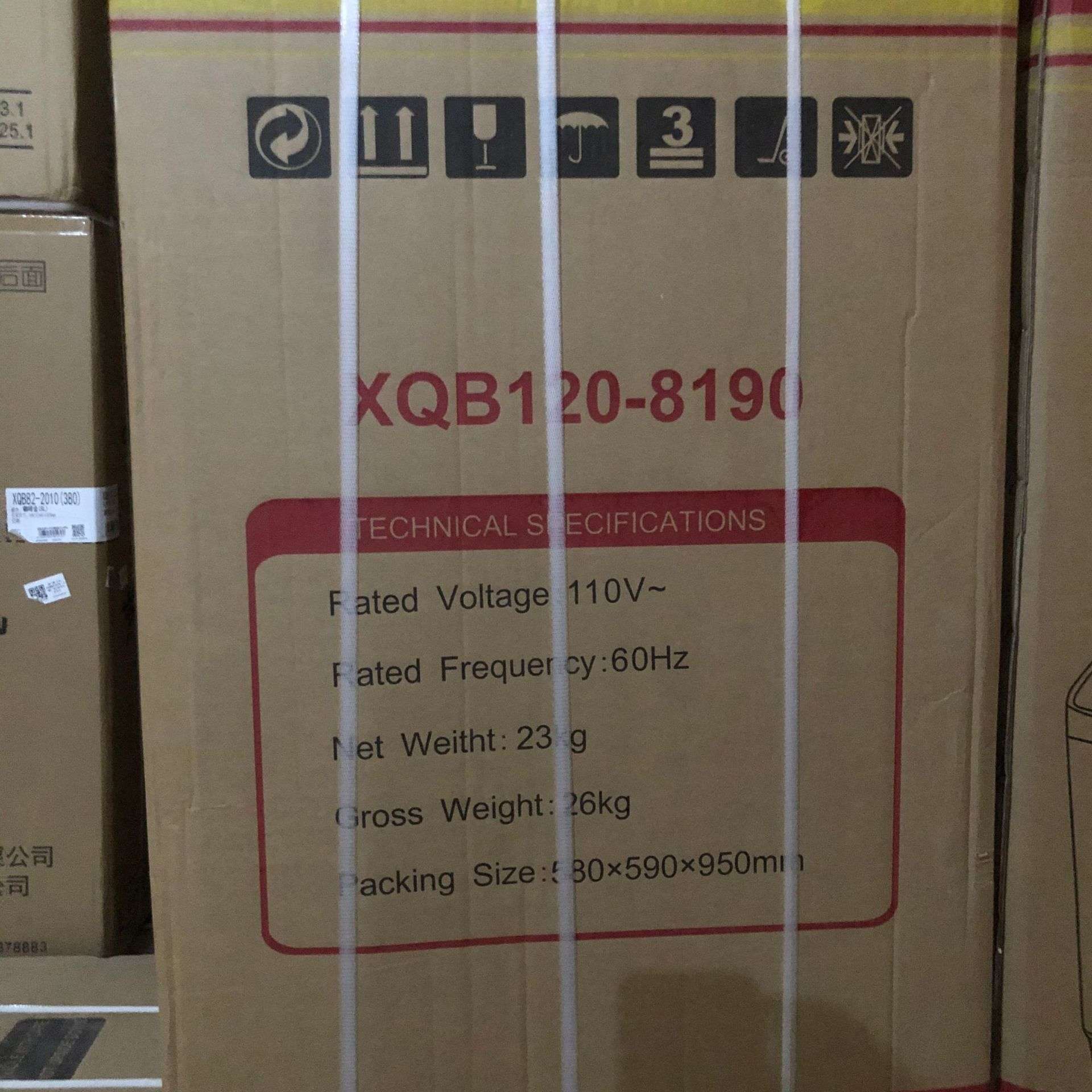 现货外贸出口110V全英文全自动洗衣机波轮洗脱一体机