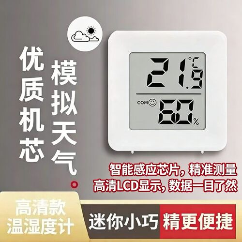 温度计室内家用高精准度电子壁挂