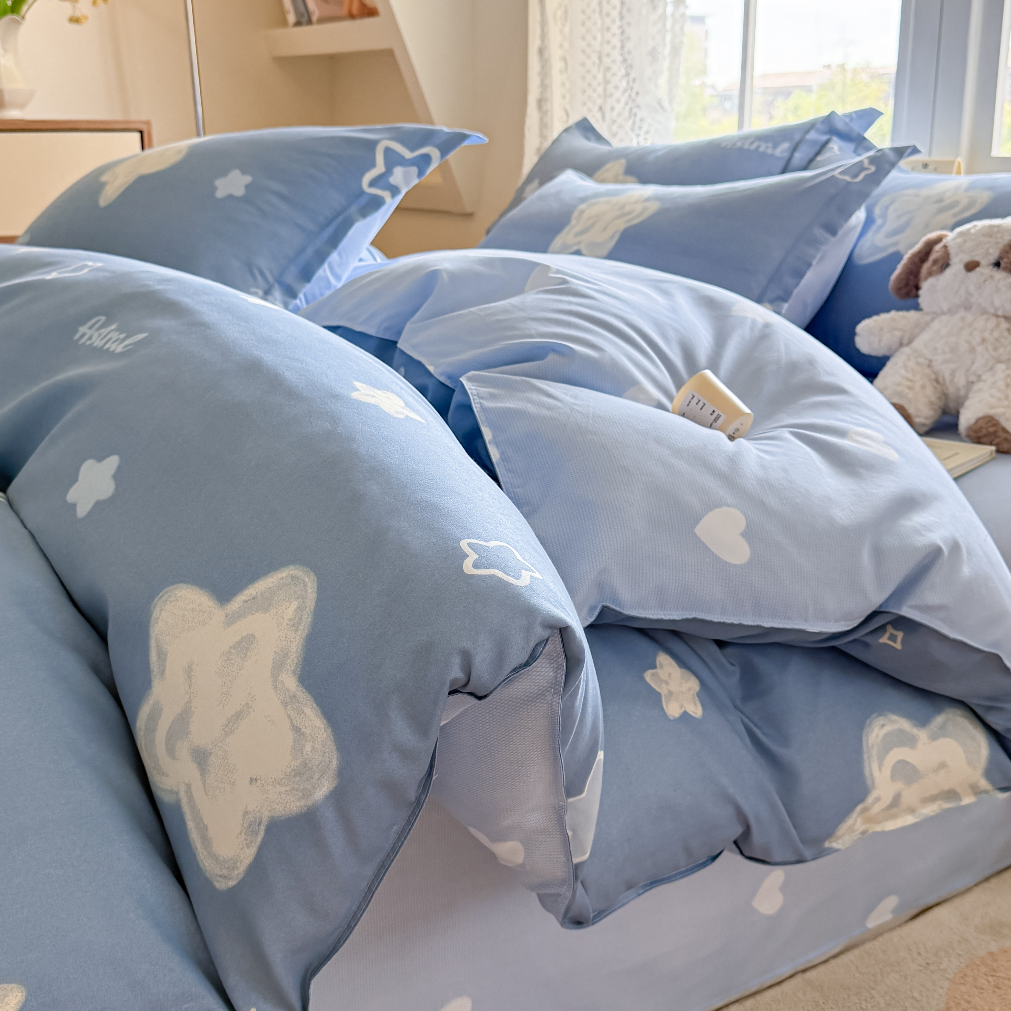 单人被套单件学生宿舍单独被罩1米5亲肤水洗棉卡通被套2025年新款