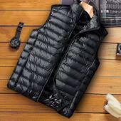 2025年棉马甲男秋冬新款 轻薄羽棉服中青年坎肩保暖服运动背心马夹