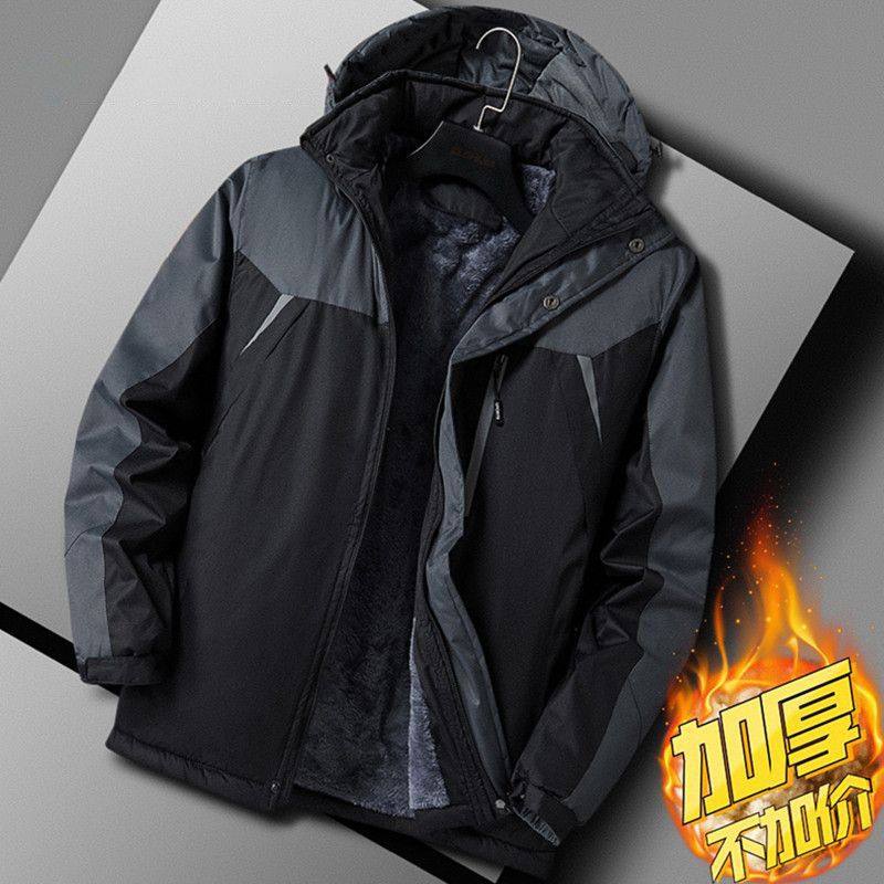 加绒加厚棉衣男外套冬季防寒户外冲锋衣男士棉袄休闲保暖男装棉服,男装,工装制服,淘宝优惠券,粉丝福利购,淘宝优惠卷