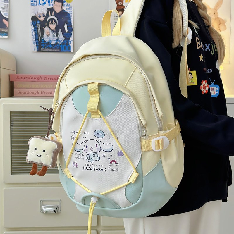 书包女生初中生高颜值ins可爱卡通背包2025新款高中大学生双肩包