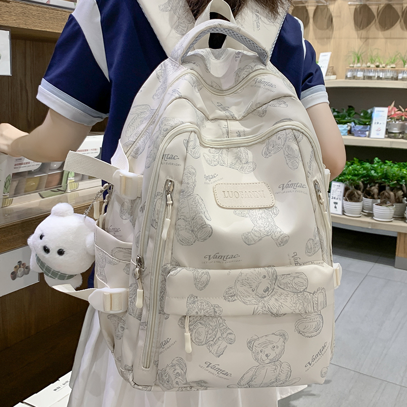 校园大容量女书包2024新款大容量