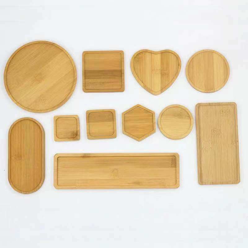 多肉花盆竹木托盘日式木托盘长方形茶盘水杯托盘木质端餐盘烧烤盘,餐饮具,餐用托盘,淘宝优惠券,粉丝福利购,淘宝优惠卷