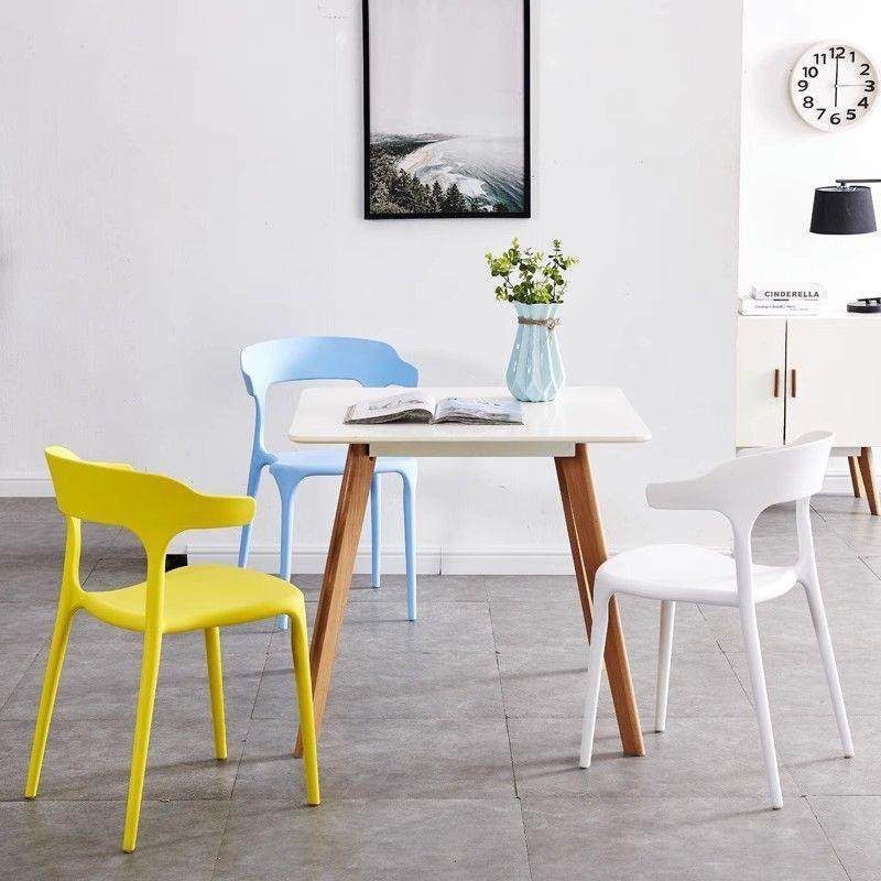 牛角椅子靠背宿舍书桌凳子家用塑料餐厅椅懒人休闲加,3C数码配件,USB灯,淘宝优惠券,粉丝福利购,淘宝优惠卷