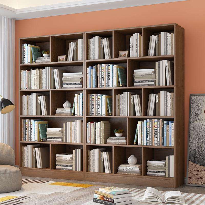 书架落地置物架家用收纳简约储物柜客厅展示架卧室阅读架简易书柜