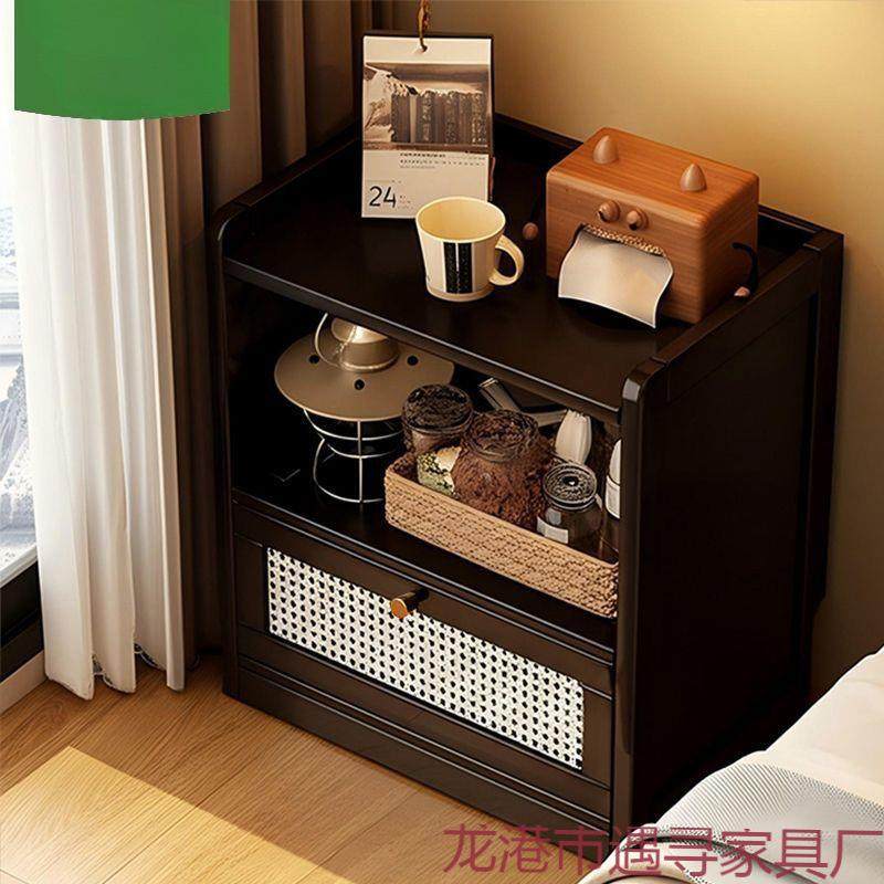 床头柜家用卧室简约现代小型替代品出租屋边几床边置物架柜子,3C数码配件,USB灯,淘宝优惠券,粉丝福利购,淘宝优惠卷