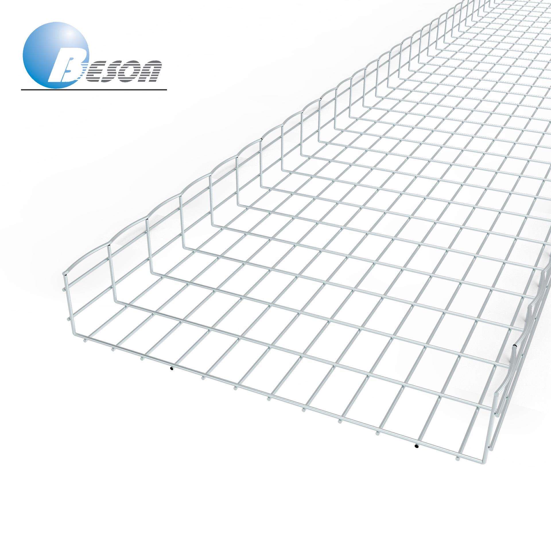 柏仕佳电缆桥架厂家网格SS304不锈钢桥架200*50*3000