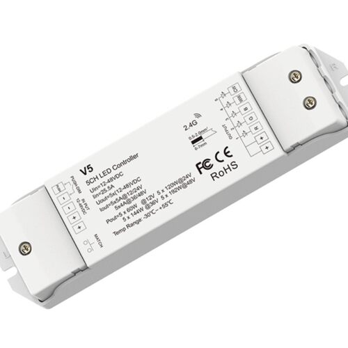RF2.4G无线RGBCW控制器方案，变色，调光，跳变，呼吸变色