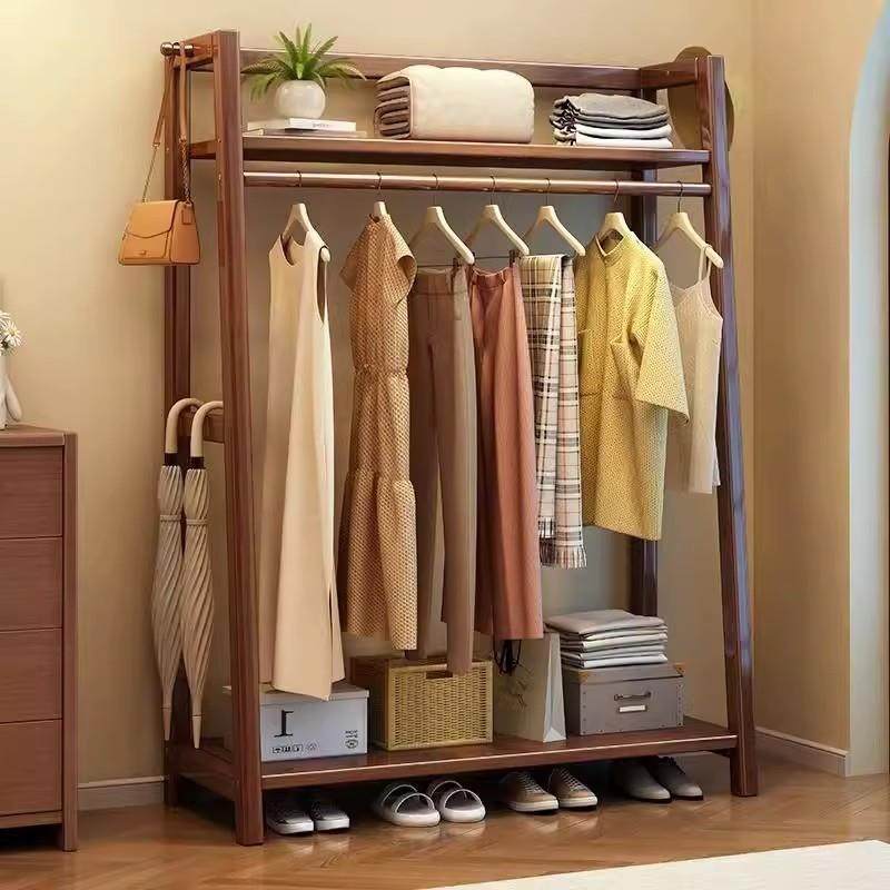 全实木挂衣架落地卧室置物架房间简约挂衣服架子收纳架床尾衣帽架,纺织面料/辅料/配套,纺织机械配件,淘宝优惠券,粉丝福利购,淘宝优惠卷