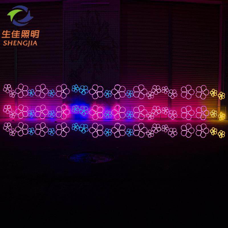 LED跨街灯街道灯装饰灯景区横跨街灯市政亮化景观过街灯造型灯