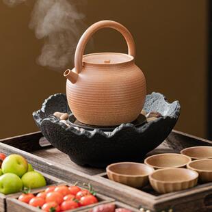 围炉煮茶陶壶罐罐壶烤奶茶提梁壶耐热烧水泡茶器配件全套果盘家用