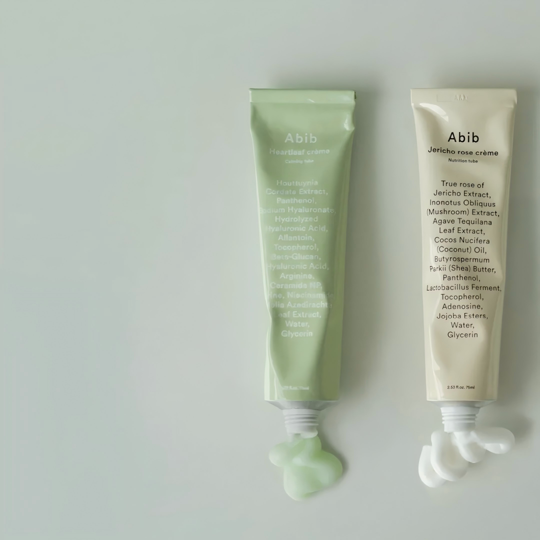 韩国Abib阿彼芙鱼腥草果冻面霜黑白管滋润保湿补水清爽不粘腻75ml