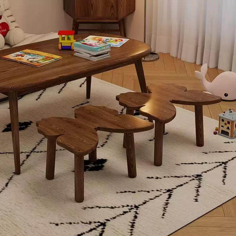 小凳子矮款创意儿童蝴蝶小板凳矮凳子实木家用结实耐用客厅边几凳,3C数码配件,USB灯,淘宝优惠券,粉丝福利购,淘宝优惠卷