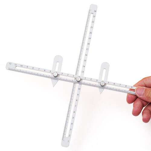 *ll测量组合工具套装多功能深度厚度口径测量器塑料直尺
