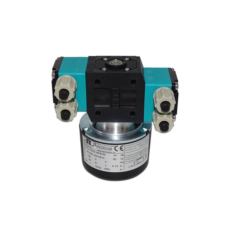 德国knf泵隔膜快达平陶瓷喷墨打印机双头PML12622-NFB60正向侧向