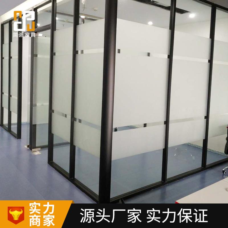 厂家直销双玻百叶玻璃隔断办公室铝合金屏风隔断墙卫生间隔断板