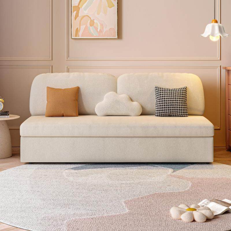 科技绒布沙发床两用折叠小户型客厅卧室网红款多功能坐卧抽拉收纳,3C数码配件,USB灯,淘宝优惠券,粉丝福利购,淘宝优惠卷