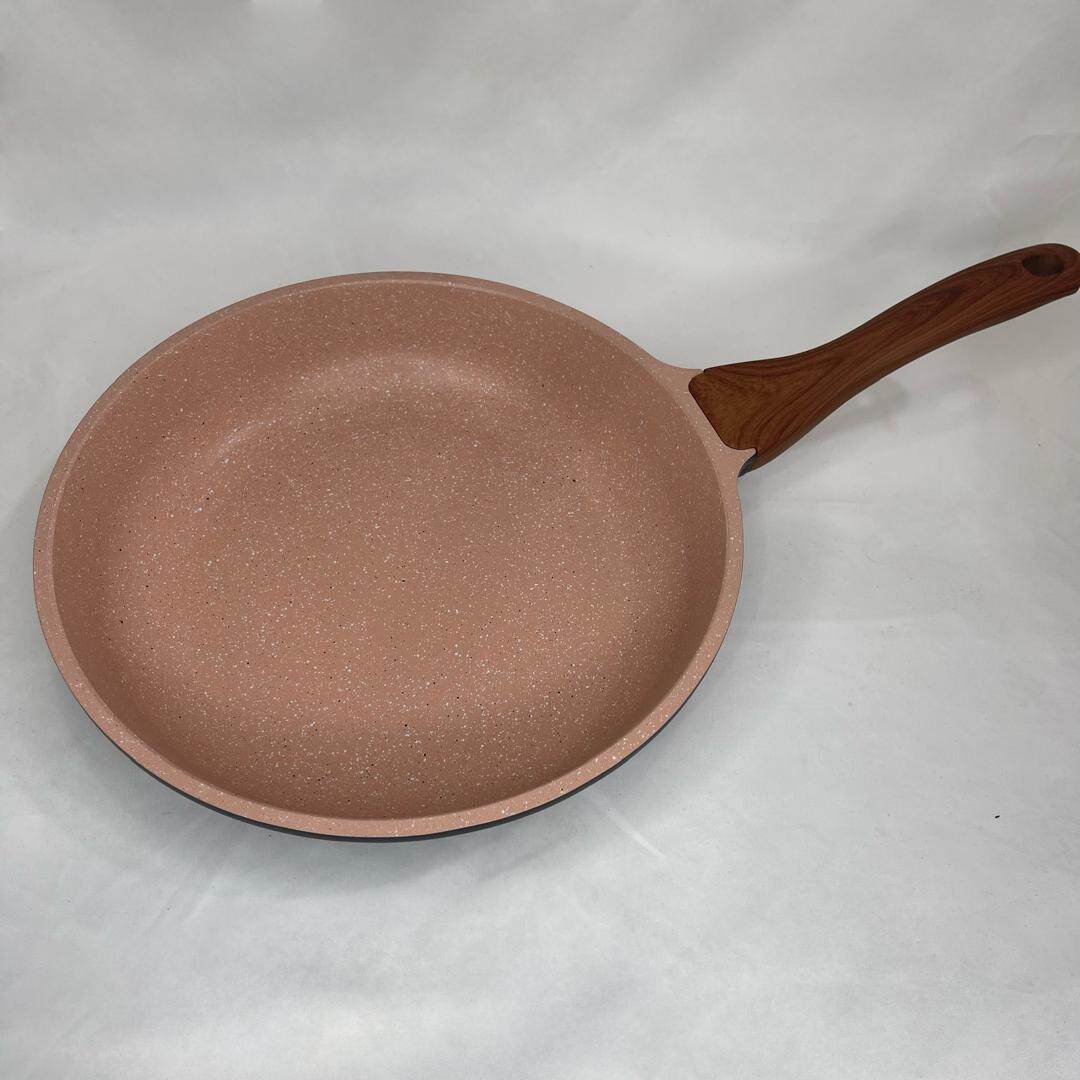 KI麦饭石不沾锅家用炒锅深煎锅煎牛排煎蛋多功能锅具