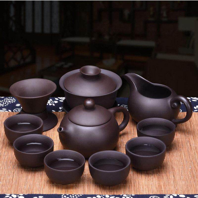 景德镇茶具套组2024新款纯手工紫砂壶轻奢高档个人专用紫砂泡茶壶