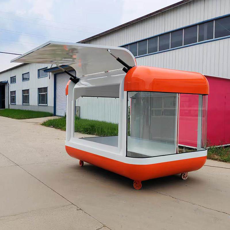 网红餐车美食夜市摆摊咖啡奶茶多功能小吃车风景区商业街移动售卖