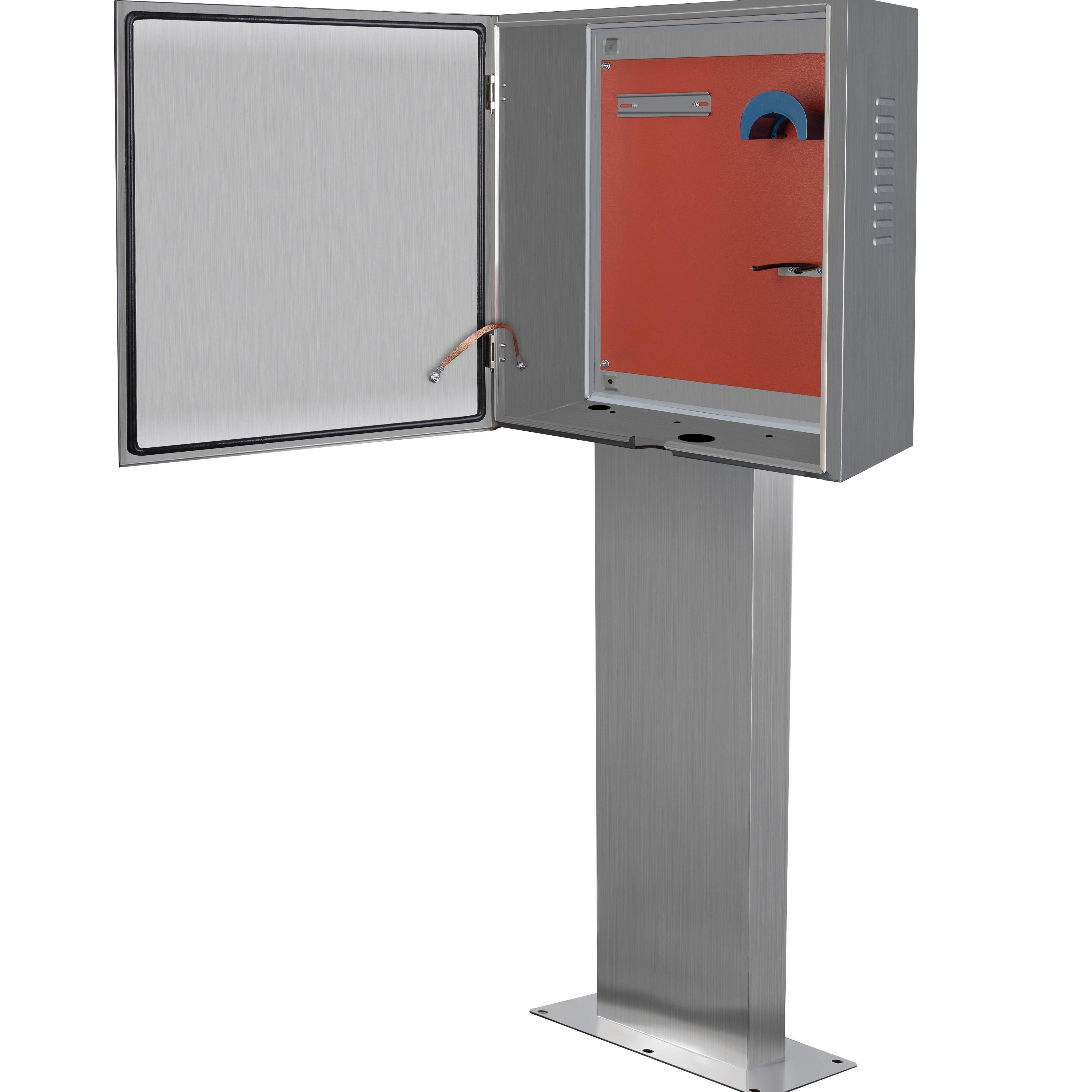 不锈钢新能源充电桩保护箱电动车家用户外防水箱201不锈钢配电箱