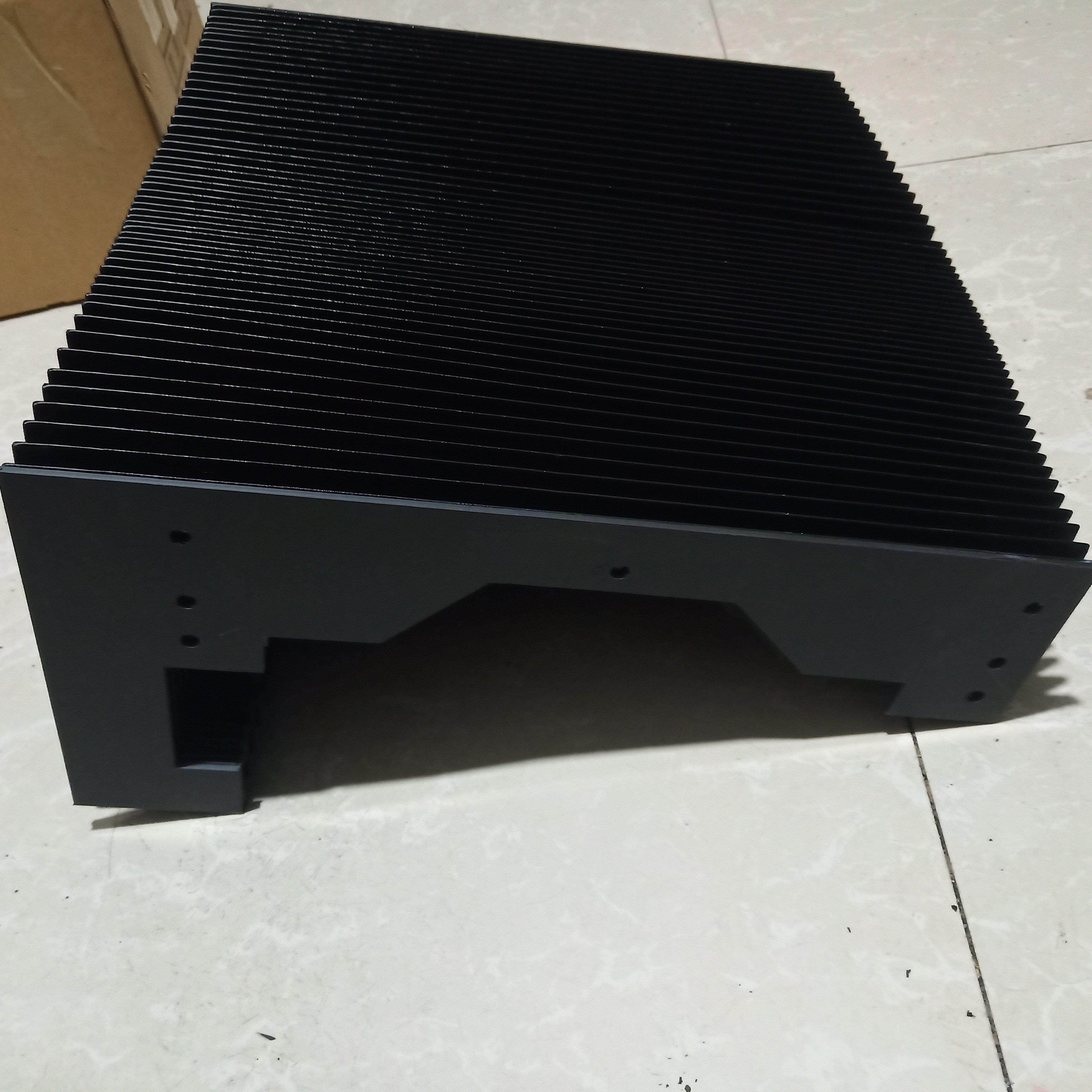 柔性风琴式防护罩机床导轨横梁伸缩式防尘罩直线导轨耐高温防尘罩