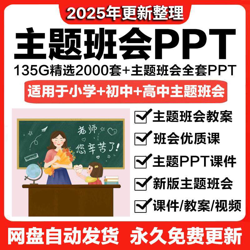 热销主题班会PPT课件教案优质课小学生初中生高中生班主任工作资