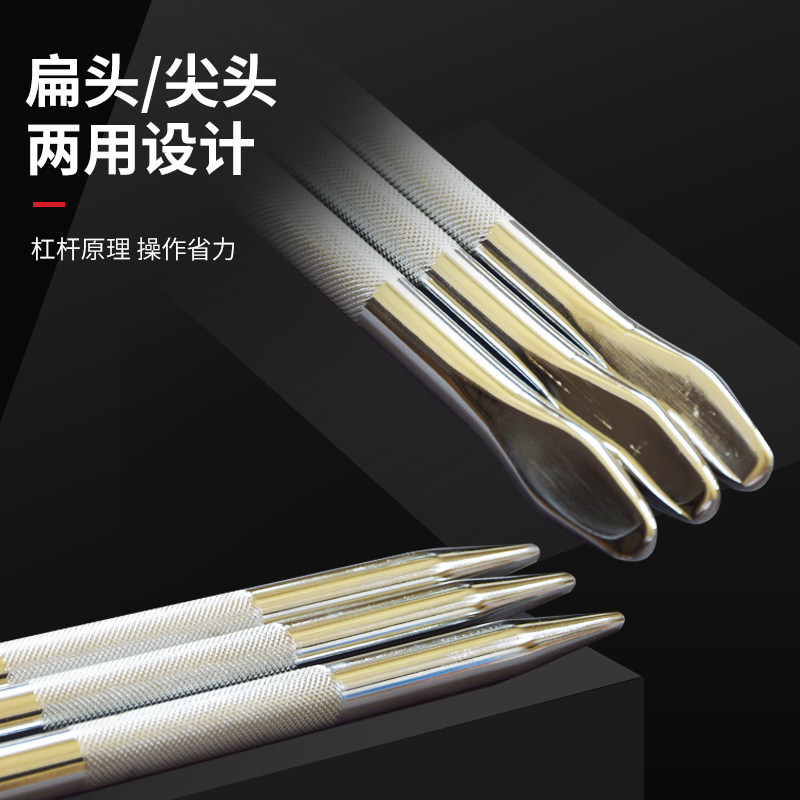 热销硬度撬棍铬钒钢撬杠车用特种钢撬棒不锈钢货车紧绳器加力杆工