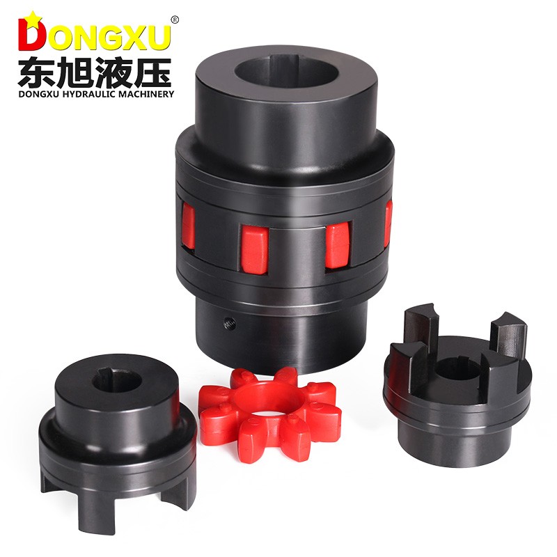 热销GR星型联轴器XL梅花爪式45号圆钢弹性橡胶缓冲定制大扭矩连轴