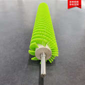 热销工业清洗机毛刷辊滚筒刷玻璃除尘专用圆柱圆形小型毛刷辊定制