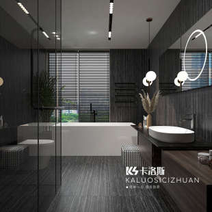 热销洞石瓷砖酒店客厅防滑通体大理石纹地砖浴室卫生间墙砖民宿工