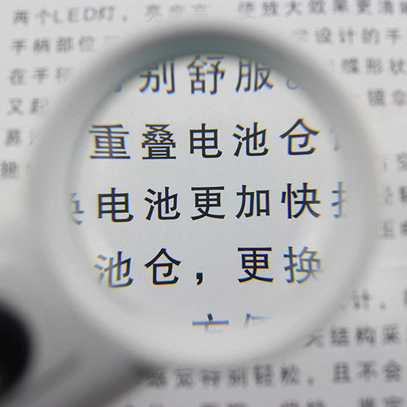 热销地质放大镜去黑头粉刺工具修表毛孔维修15倍带灯儿童幼儿园老