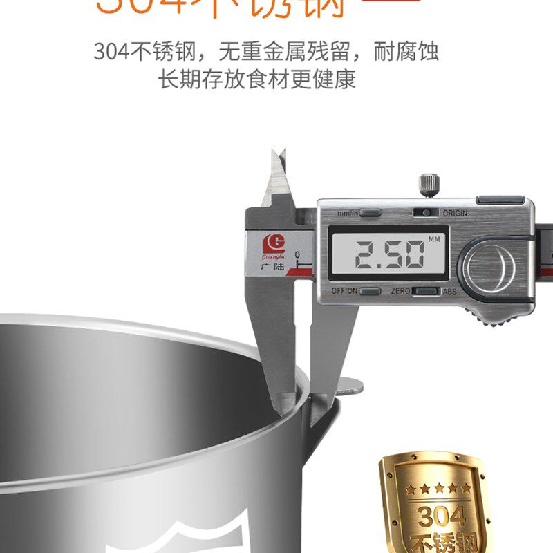 1000克容量磨粉机中草药材三七粉碎机家用打粉机小型研磨机不锈钢