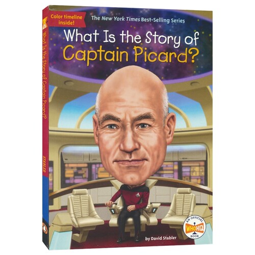 What Is the Story of Captain Picard What Is系列科普 皮卡德舰长的故事是什么 儿童课外科普读物 名人故事 英文原版进口