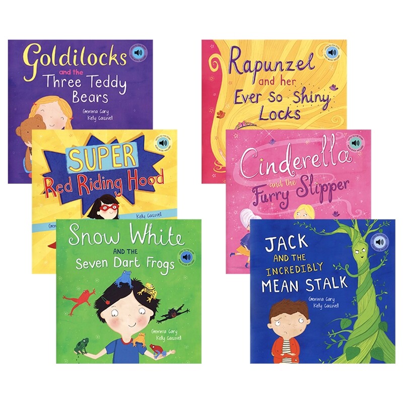 Fairy tale Storybook Collection 经典童话故事 杰克与豆苗/长发公主/灰姑娘/白雪公主/小红帽 儿童英语绘本 英文原版进口图书
