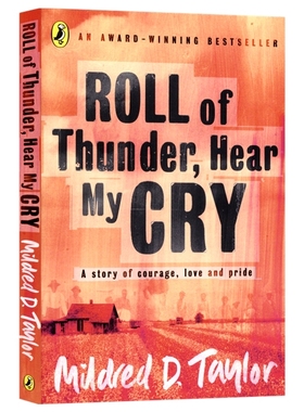 Roll of Thunder, Hear My Cry 黑色棉花田 纽伯瑞金奖小说 青少年英语课外阅读读物 Mildred Taylor 英文原版进口书籍
